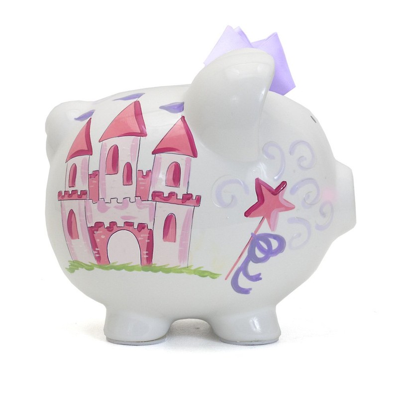 Child to Cherish Ceramic Piggy Bank for Girls, Magic Fairy