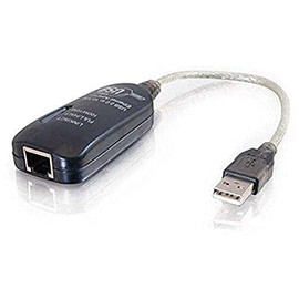 C2G USB Adapter, USB 2.0 Fast Ethernet Network Adapter, 7.5 Inches, Cables to Go 39998