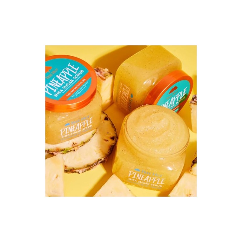 TREE HUT, Pineapple Shea Sugar Scrub, Exfoliante Corporal de Piña,