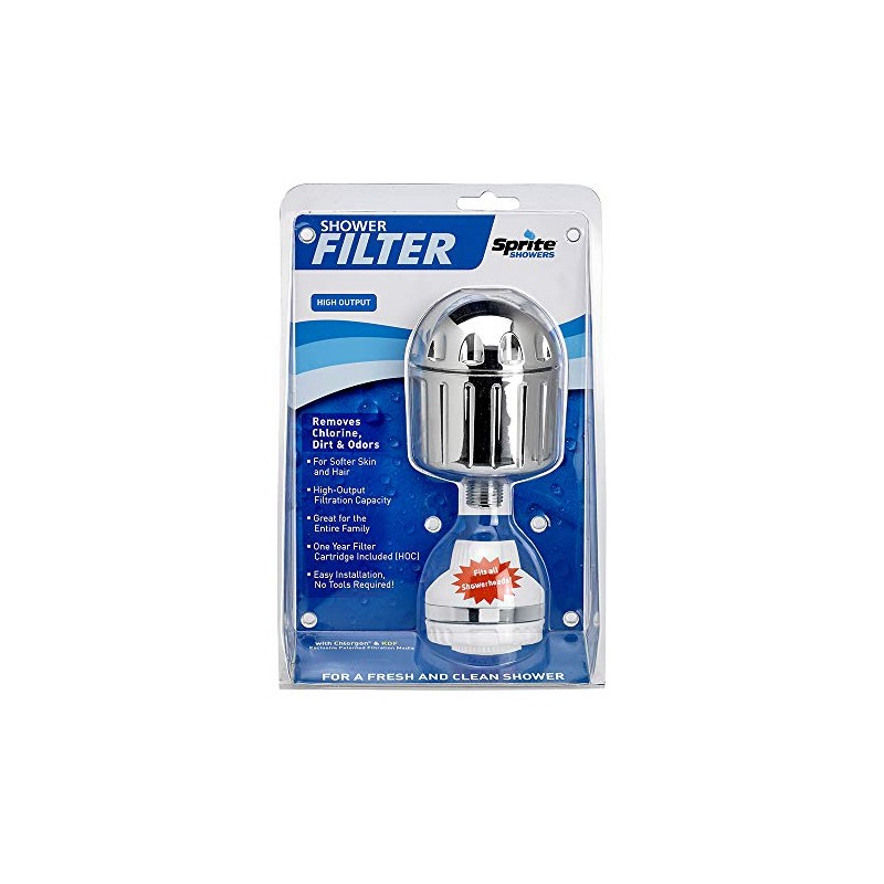 Sprite Showers HO2-CM High Output 2 Universal Shower Filter, Chrome