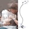 LED Clip Desk Lamp, 360° Adjustable Gooseneck Eye Caring Small