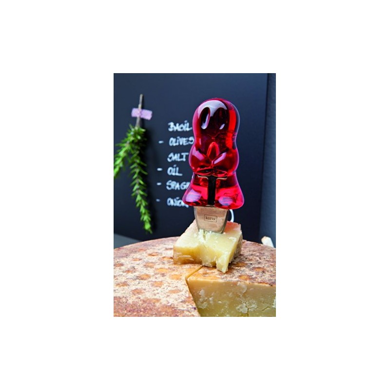 Parmesanbrecher ROBERTO transparent rot K6