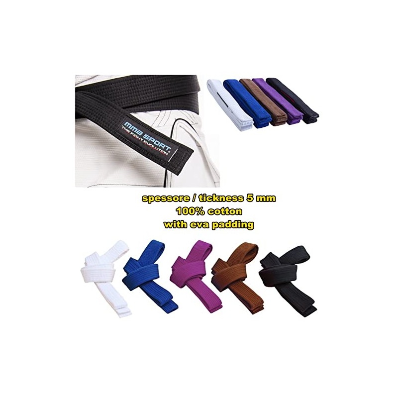 BJJ Belt Jiu Jitsu Kimono - gi 100% Cotton 5