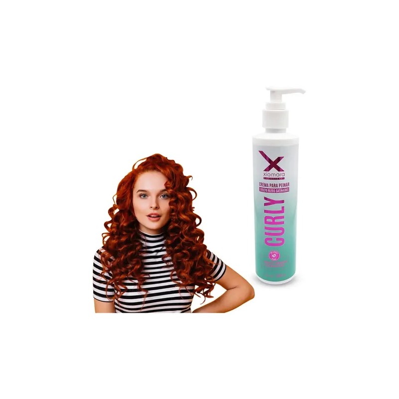 Crema Para Peinar Curly Para Rizos Satinados Xiomara 250g