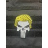 NWT Trump Punisher White Skull USA Tactical Morale Patch Hook