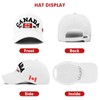 MIDTDLETOAN Canada Hat Maple Leaf Canada Baseball Cap Adjustable Golf