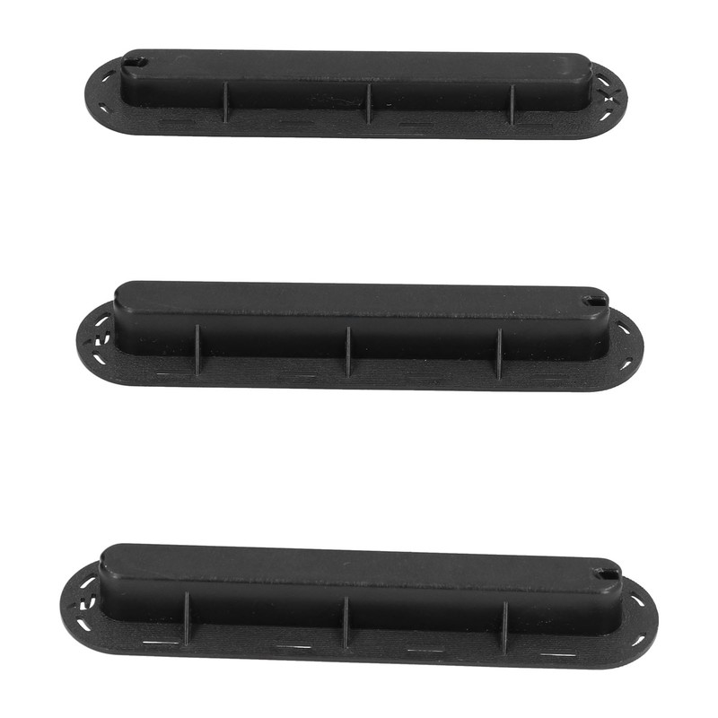 3Pcs/set Surfboard Rudder Groove Plastic Finned Box Plug Fin Plug