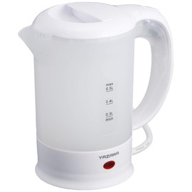 ヤザワコーポレーション トラベル 電気ケトル 0.5L TVR53WH ホワイト
