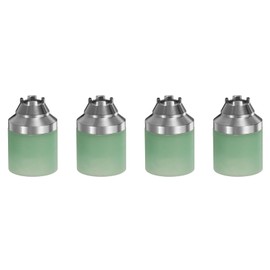 HARFINGTON 4pcs P80 Plasma Cutting Nozzle Protective Cover, Fiberglass P80 Nozzle Tip Electrodes Protecting Cover Insulator, Plasma Cutter Machine Tool Accessories, Green