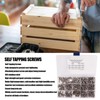 240Pcs Self Tapping Screws Cross Pan Head Stainless Steel M3