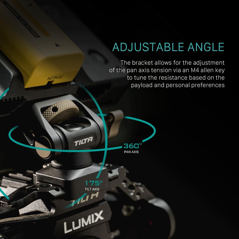 Tilta TA-AMB4-B Accessory Bracket 1/4″-20 with Fixing Pins for Cold