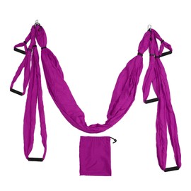 Aerial Yoga Hammock, Aerial Yoga Swing Set with Storage Bag, Carabiners, User Manual, Yoga Starter Kit for All Levels, Aerial Yoga Swing Sling for Yoga Inversion, Strength