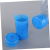 TEHAUX 35Pcs Splash Water Jug Sealing Caps Blue Spill Covers