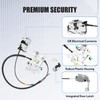 Rear Left Driver Side Door Lock Latch & Cable fit
