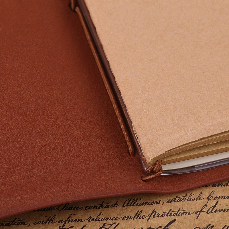 Hilitand Cuaderno de viajeros, 5 Colores, clásico, de Piel sintética,