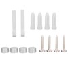 Wall Storage Rack Aluminum Corner Shower Caddies Wall Mounted Bathroom