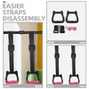 Kisangel 1 Set Gym Rings Boys and Girls Workout Equipment