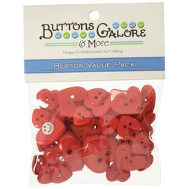 Buttons Galore and More Collection Round Novelty Buttons & Embellishments Based on Variety of Themes, Holidays and Seasons for DIY Crafts, Scrapbooking, Sewing, Cardmaking and other Projects – 50 Pcs 4.8 inches