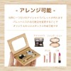 Sunbobby Bamboo Empty Eyeshadow Case Box Double Grid Tin Palette