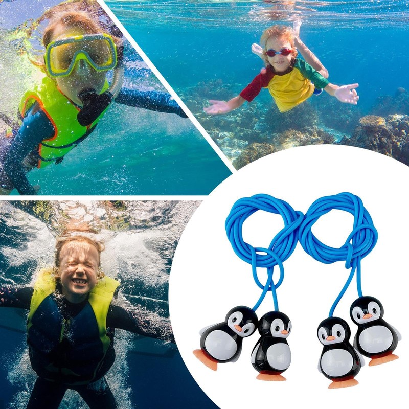Swim Thru Rings for Pool - Penguin Dive Rings Pool