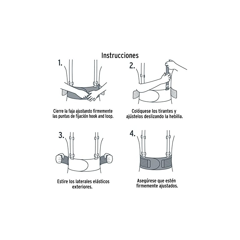 Truper FAJA-SV, Faja con tirantes ajustables, ventilada, talla chica