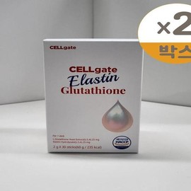 SellerHub 셀게이트 엘라스틴 글루타치온 2g x 30포 2개(SH) (S46124268) Cellgate Elastin Glutathione 2g x 30 Packs 2 Units (SH) (S46124268)