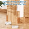INCREWAY Baseboard Corner Blocks, 6PCS Silicone Self Adhesive Safety Corner