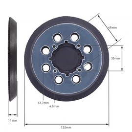 GVSS 1 Piece Sanding Disc for DeWalt 125mm Sanding Disc for DeWalt DWE6423 6423K DWE6421 6421K DCW210B 5 Inch 8 Holes Fit DeWalt