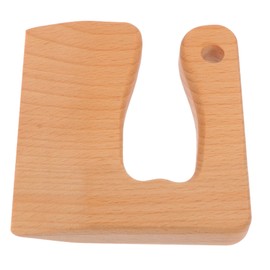 WHAMVOX Ergonomic Design Wooden Playhouse Boys and Girls Toy Safe Chopper for Little Chefs Fun Cooking Tool