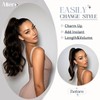 Rich Choices Ponytail Extension 100% Real Human Hair Wrap Around