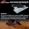 Heavy Duty A-Arm UHMW Control Arm Bushing Kit Replacement for
