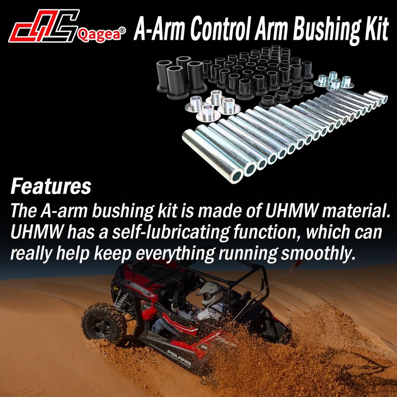 Heavy Duty A-Arm UHMW Control Arm Bushing Kit Replacement for