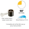 Rain Bird 12DSQ Dual Spray Nozzle, 90° Quarter Circle Pattern,