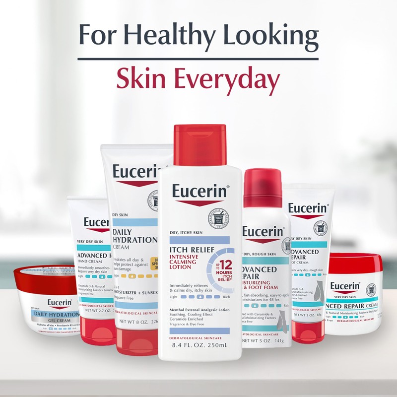 Eucerin Skin Calming Lotion - Full Body Lotion for Dry,