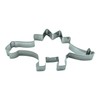 BekkiB - Set of 3 Dinosaur Cookie Cutters - Stainless