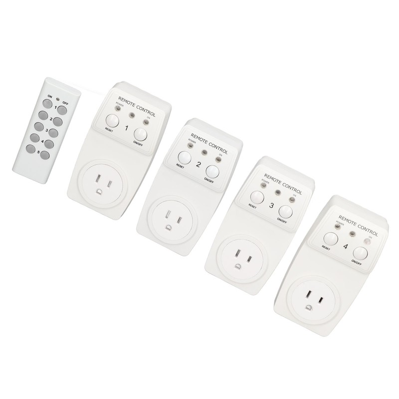 Smart Switch Socket with Remote Control Wireless Power Outlet Set