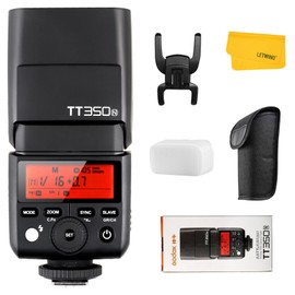 GODOX TT350N Flash for Nikon Camera, 2.4G Wireless TTL Flash 1/8000s HSS Speedlight, GN36 Mini Flash Speedlite Compatible for Nikon Camera