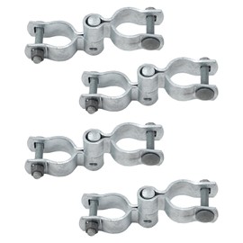 VIVIDA 1-5/8" Chain Link Gate Hinge Kit, Include Female & Male Gate Hinges, Chain Link Fence Hardware, Galvanized Steel, 4 Set