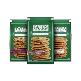 Tate's Bake Shop Variety Pack, Oatmeal Raisin, Chocolate Chip & Chocolate Chip Walnut, 3-7 oz Bags