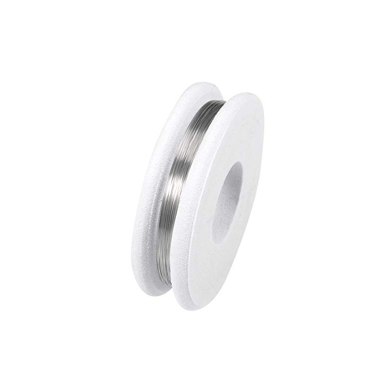 sourcing map 0.1mm 38AWG Heating Resistor Wire Nichrome Cable for