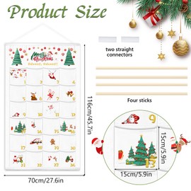 Advent Calendar 2024 as a Fabric Wall Calendar
