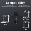 4-Pack Bamboo A1 mini/A1/A2L Hotend Kit, 0.2/0.4/0.6/0.8mm Hardened Steel Nozzle