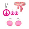 IWALUE 60s 70s Outfits Hippie Kid Girls Costume Set Disco