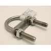 WAKI BK-577 Stainless Steel U Bolt Set, 0.4 x 3.5