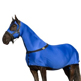RESISTANCE Premium Horse Sleazy Full Body Slicker with Zipper Face & Forelock Saver Horse Care Sheet