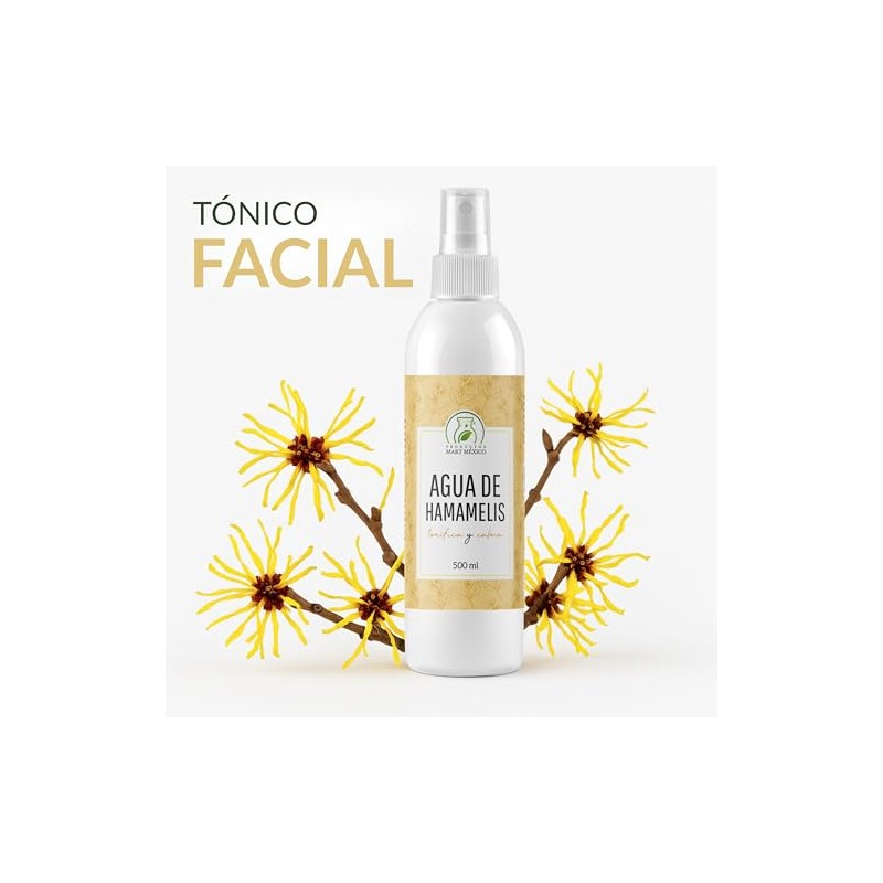 Agua De Hamamelis Hidratante Facial Productos Mart Mexico 500ml