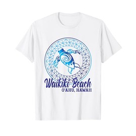 Waikiki Beach Souvenirs Oahu Save Sea Turtles Aloha State T-Shirt