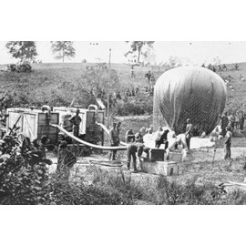 New 5x7 Civil War Photo: Federal Observation Balloon"Intrepid" at Fair Oaks