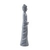 Alpine Corporation 32" Tall Cement Standing Buddha Outdoor Garden Statue,