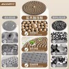 원목 발지압판 나무 발바닥 볼 지압발판 Wooden Foot Roller Massage